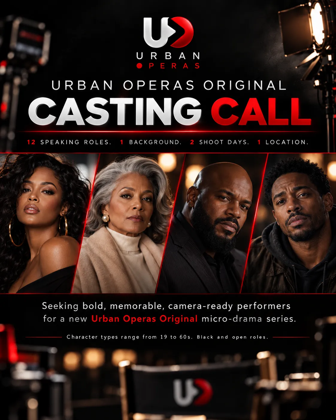 ROXY casting poster from Urban Operas
