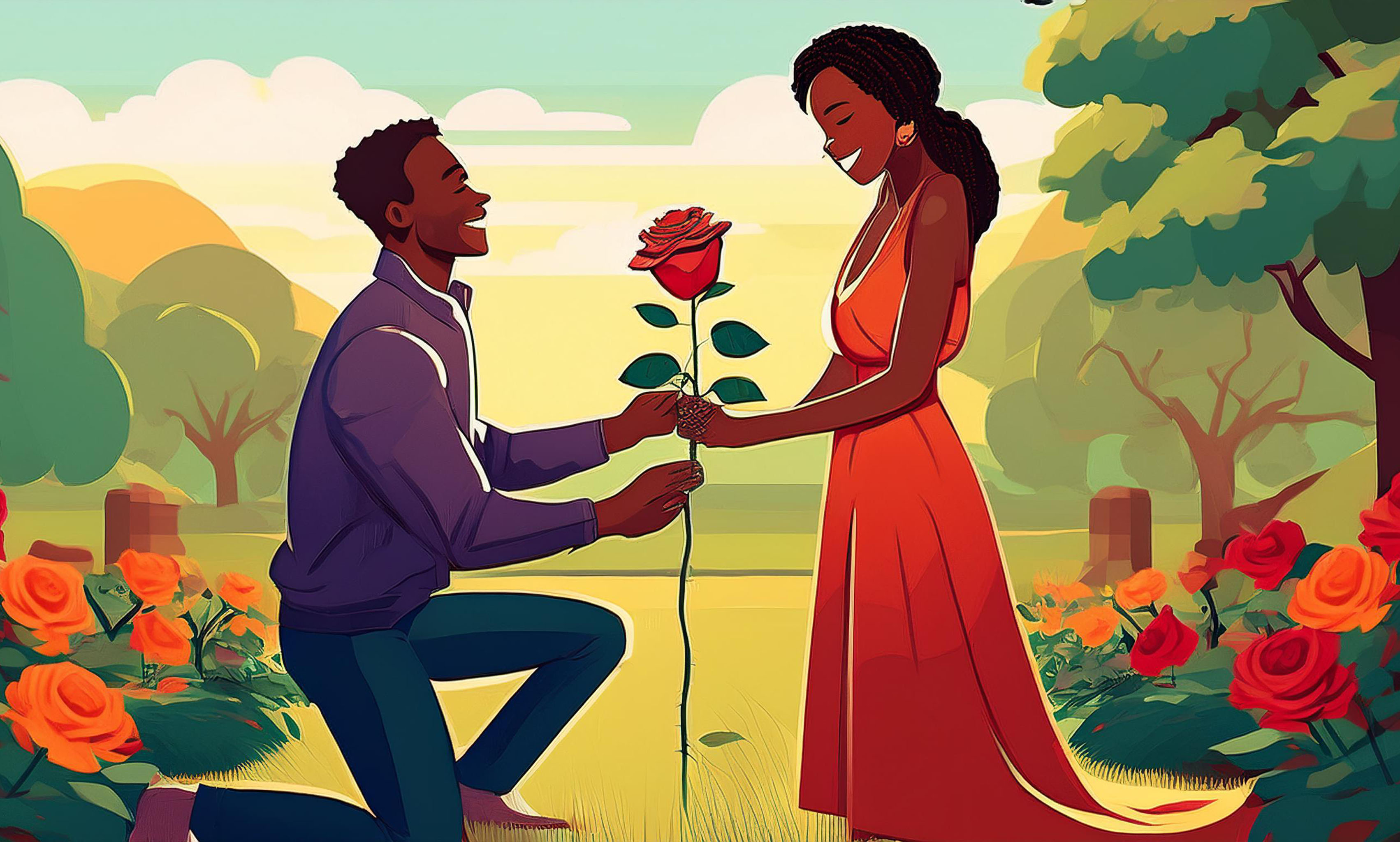 Thumbnail Graphic AI Generated Valentine's Day Thumbnail